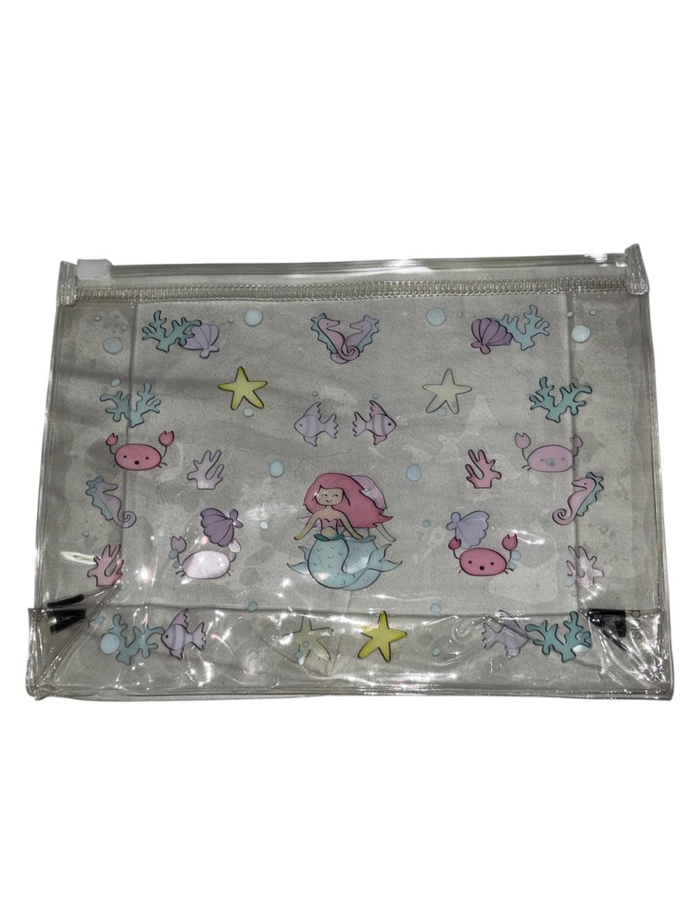 ocean life design clear pouch